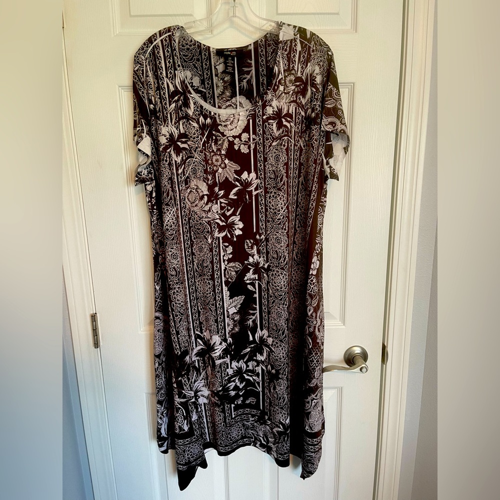 Style & Co. silky & awesome summer dress, size 2x